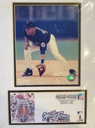 Edgardo Alfonzo New York Mets Subway Series, World Series USPS Letter And Photo