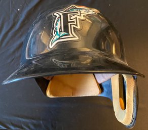 Vintage Ramon Castro Game Used Florida Marlins Batting Helmet, Left Flap For Right Handed Batters, With COA