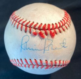 Vintage HOF Robin Roberts Autographed Signed Official Rawlings MLB Baseball, From Private Collector, No COA