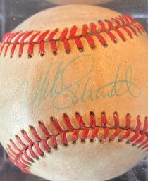 Vintage HOF Mike Schmidt Autographed Signed MLB Baseball, From A Private Collector, Private Estate, No COA