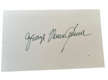 EXTREMELY RARE AUTOGRAPH -George Thomas Sever A FAN REQUEST!!-'TOM SEVER' HOF !!