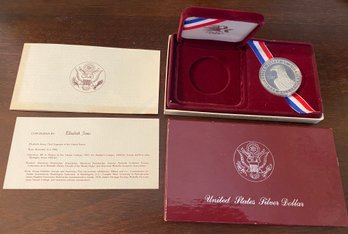 1983 Proof Set American Olympic Silver Dollar Summer Games In Los Angeles - OGP-MINT ISSUED