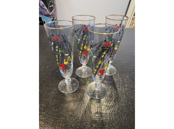 Vintage Mid-Century Pilsner Beer Glasses