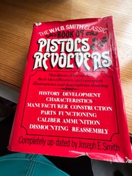 Vintage Pistols And Revolvers Book W/ Dust Jacket