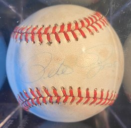 HOF Pete Rose Autographed Signed Official Rawlings Baseball, From A Private Collector, Private Estate, No COA