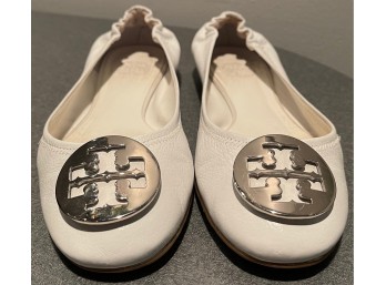 Tory Burch Travel Ballet Flat Shoes Womens Size 8 M