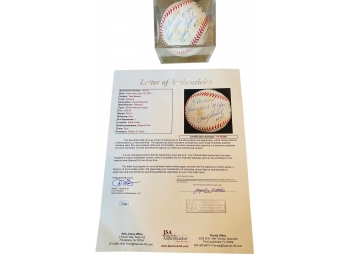 AUTHENTIC Tom Seaver HOF  Pitcher Dedicated Signed Official MLB Baseball, JSA Letter Of Authenticity