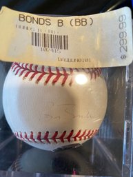 Barry Bonds Signed Autographed Official MLB Baseball 25 Authenticated Hologram, Steiner Hologram