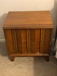 1960's 'Tobago' Mid-century Modern Wood Night Stand  1 Of 2