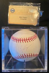 Billy Wagner Autographed Signed Official Rawlings Baseball Certificate Of Authenticity (COA)