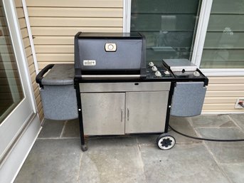 Weber Gas Grill W/ Side Burner- Gas Hook Up