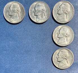 1982, 1983, 1984 (3 Count) Nickel, United States Of America Nickel
