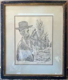 VINTAGE LITHOGRAPH SIGNED BY LISTED ARTIST SEYMOUR ROSENTHAL (1921-2007)