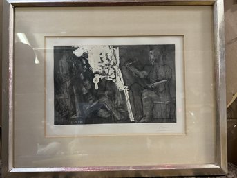 Vintage  SCARCE SMALL EDITION- 'PICASSO' Limited Edition 21/50 Lithograph-Signed- NO COA