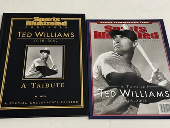 Two Sports Illustrated Ted Williams Tribute Books