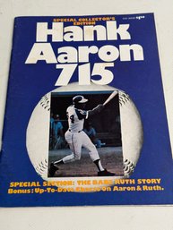 1974 Hank Aaron Collectors Edition Magazine