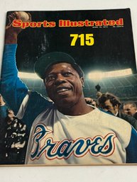 1974 Sports Illustrated Hank Aaron On Cover