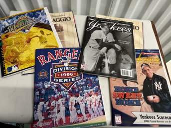 Lot Of  6 Various Baseball Magazines World Series Programs.