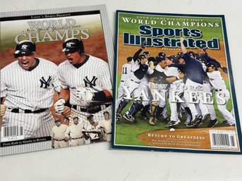 Lot Of 2 Yankees 2009 World Series Commemorative Magazines