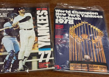 Logt Of 2 Yankee Yearbooks 1977 And 1978