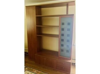 Contemporary Modern Open Bookcase