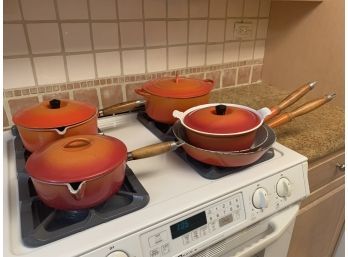 Vintage Cast Iron Pots And Pan Collection