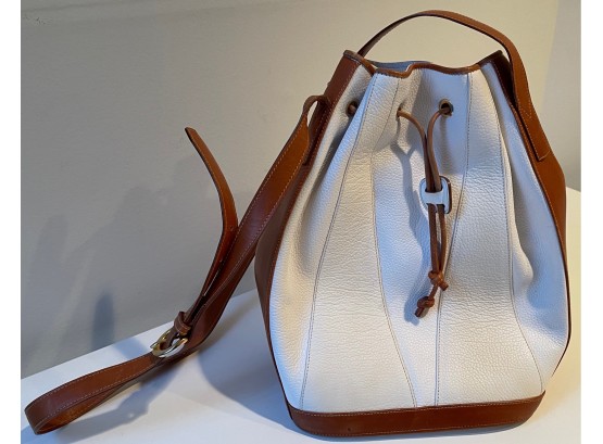 Italian Leather Bucket Handbag