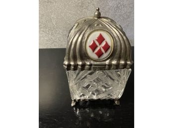 Vintage Covered Crystal Box