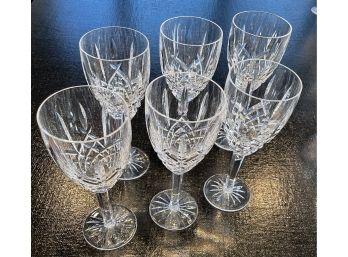 Waterford Crystal Lismore Goblets 6 Piece Collection  1 Of  2