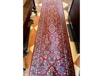 Vintage Karastan Red Sarouk Runner Carpet Rug