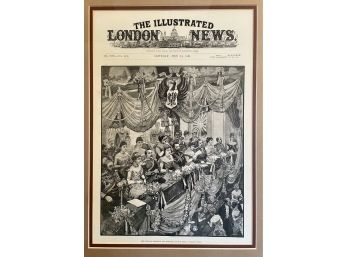 Antique LONDON ILLUSTRATED NEWS Litho-'The GERMAN EMPORER '