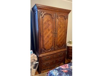 Vintage Tall Wood Thomasville Gentleman's Chest