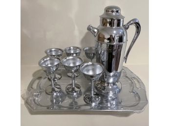 Vintage Chrome Bar Set-Exceptional Condiiton