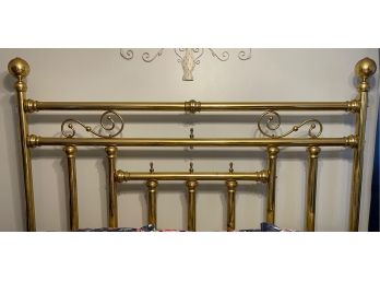 Vintage Brass King Size Headboard