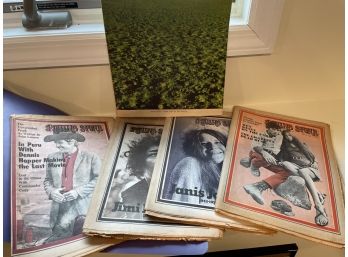 Vintage ROLLING STONES PUBLICATIONS W/POSTER