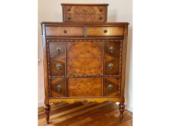 Antique Vintage Tall Chest Of Drawers