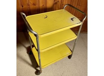 Vintage Retro Metal Utility Kitchen Cart