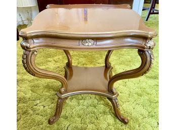 Vintage French Provincial Style Lamp Table