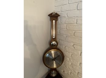 Vintage Authentic 'HOWARD MILLER' MOUNTED BAROMETER