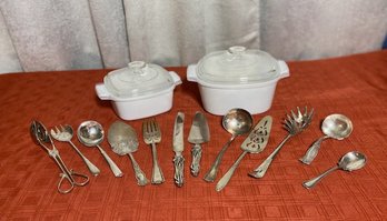 Corning Ware And Serving Utensils