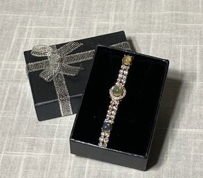 Beautiful Bracelet With Black Gift Box White Bow