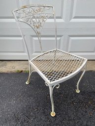 Vintage Wrought Iron Outdoor Chair
