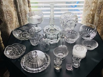 Huge Lot Of Assorted Glassware