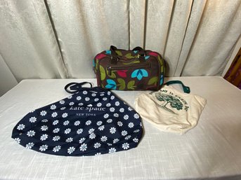 Assorted Reusable Bags And A Duffle