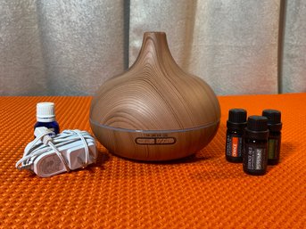 Oil Diffuser With Essential Oils