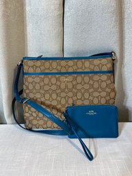 Coach Crossbody Bag With Matching Wristlet