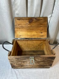 Old Wooden Handmade Toolbox