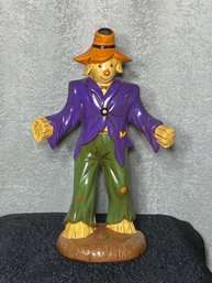 Vintage Ceramic Scarecrow  - Signed And Dated 1975