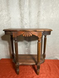 Small Half Accent Table - Vintage