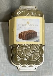 William Sonoma Citrus Loaf Pan New